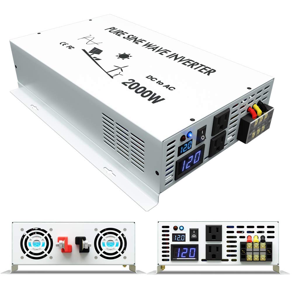 Inverter Pure Sine Wave 60Hz 120V 3000W - Onduleur solaire hors réseau, onde sinusoïdale