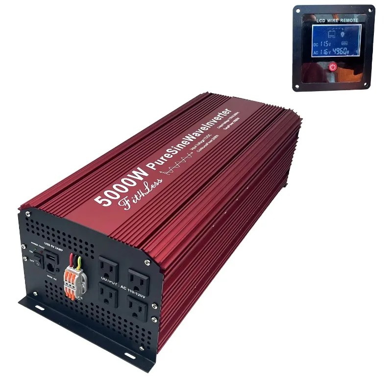 Convertisseur d'ondes sinusoïd - Pure Sine Wave Inverter 5000W 48V 220V avis et prix