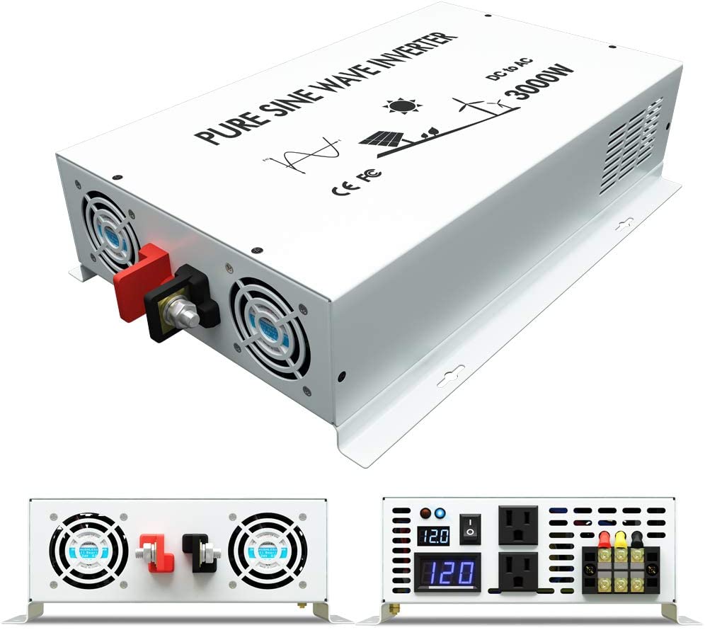 Onduleur à onde sinusoïdale pu - Inverter Pure Sine Wave 60Hz 120V 3000W avis et prix