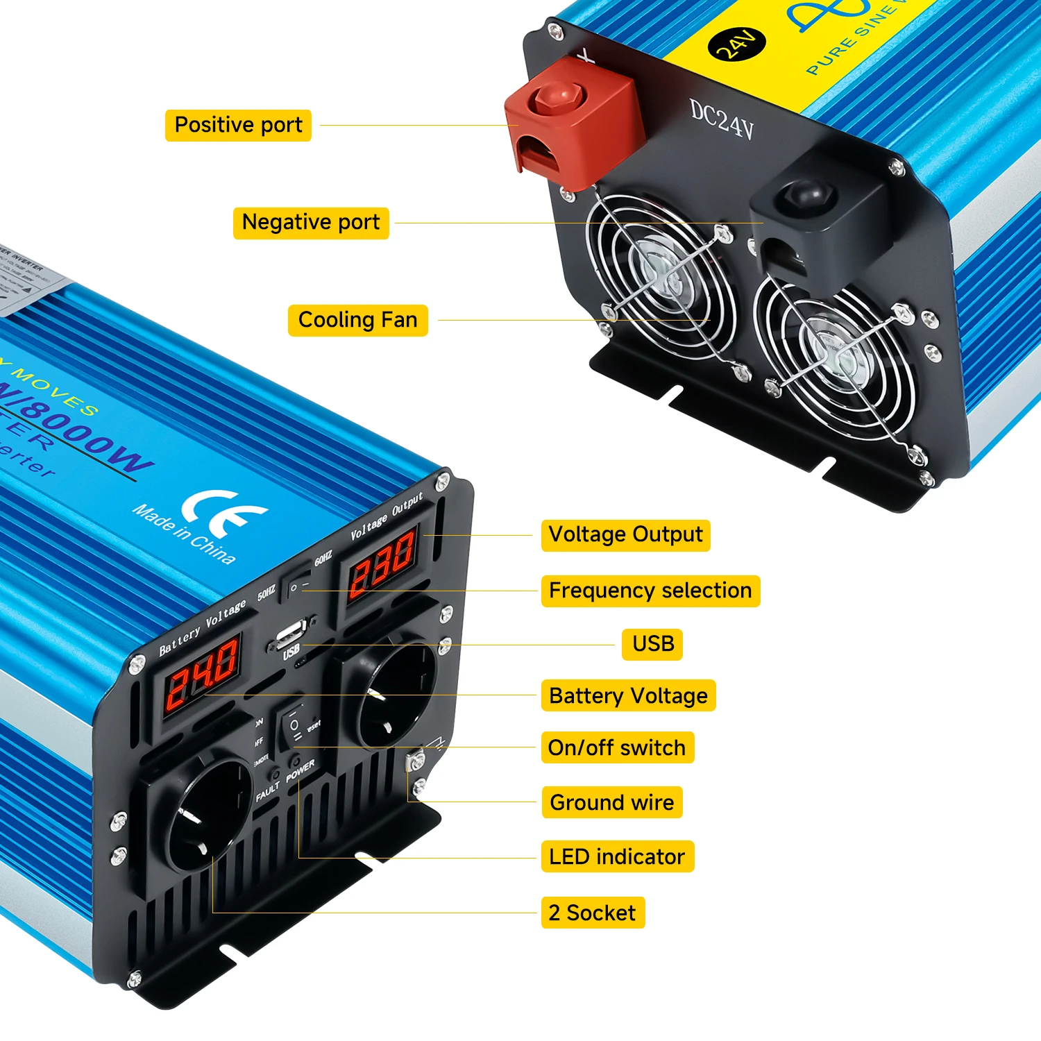 Générateur onduleur transforma - Off Grid Solar Inverter 48V 6000W avis et prix